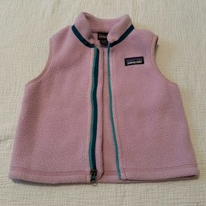 Patagonia Synchilla Lilac 12-18 month vest